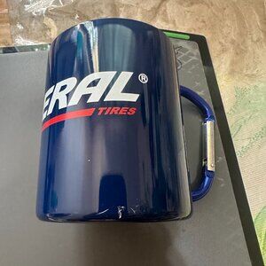 New Federal Tires Metal Coffee Mug 4" x 3"